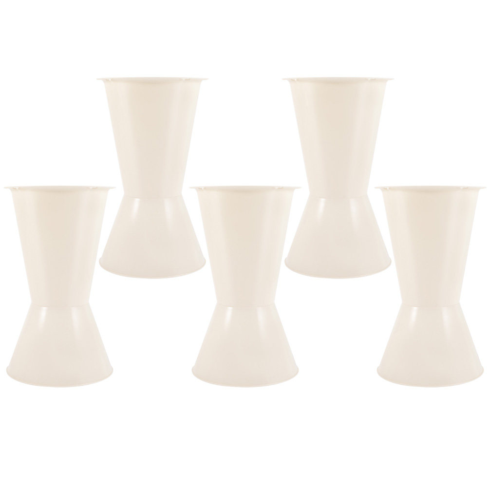 Wedding Floral Supply - 5-delige boekethouder van plastic, bloemenstandaard voor