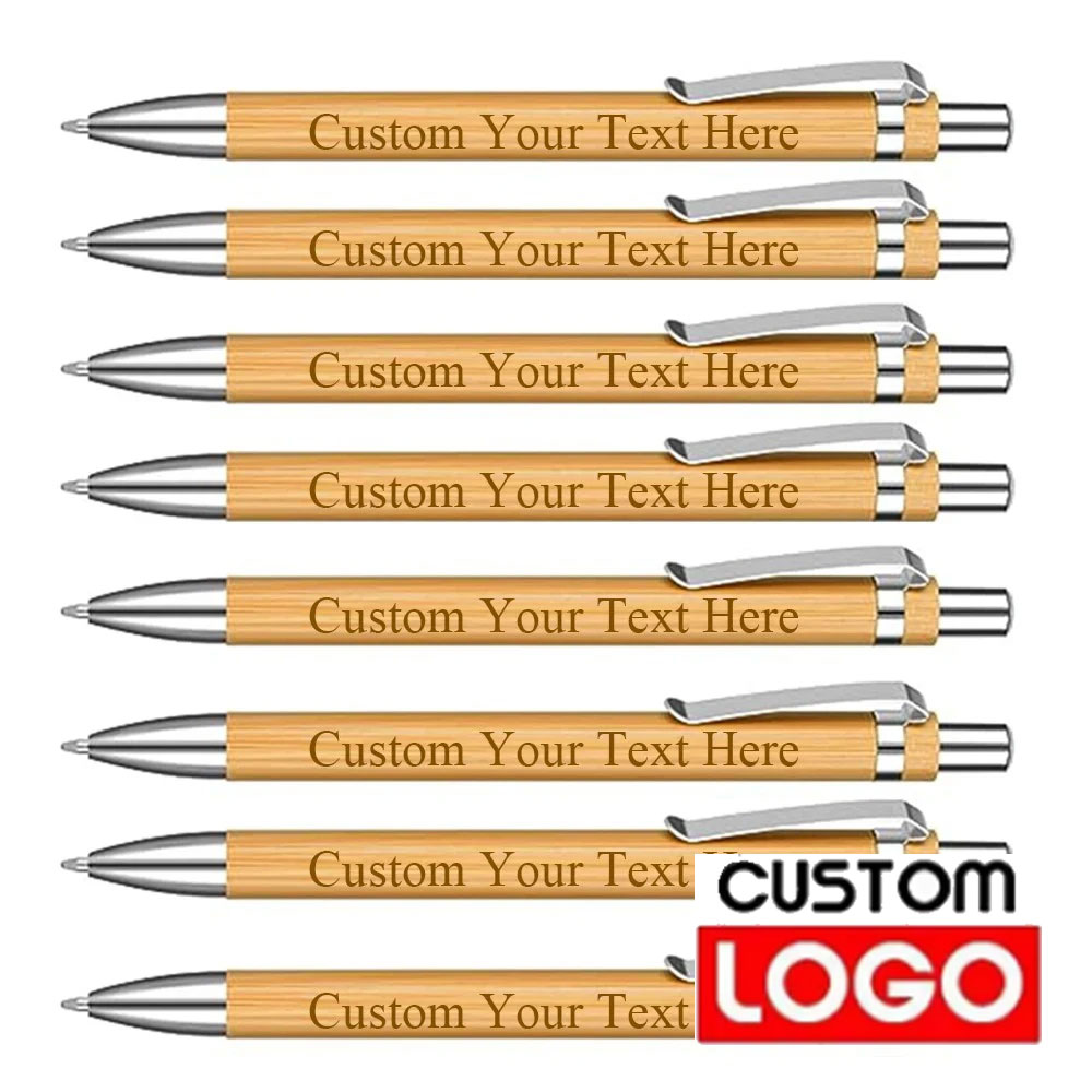 Wedding Supply List - 200-20 Stuks Bamboe Pen Aangepast Logo