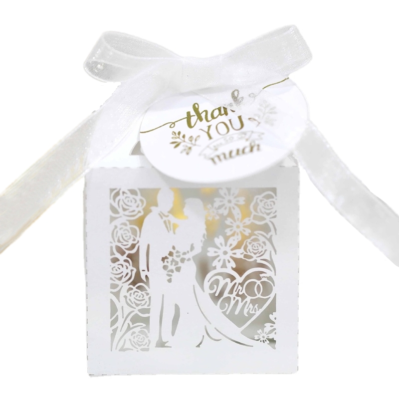 Wedding Supply List - 50/100/200 Stuks Bruiloft Bruidegom Bruid Geschenkdozen