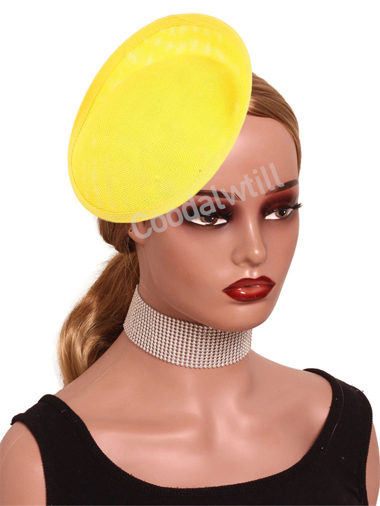 Wedding Supply List - 20CM Fascinator Basis Hoed Haarspeld Bruid