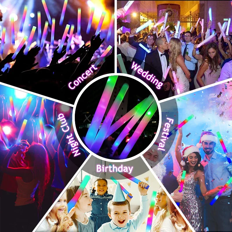20/30/40 Stuks RGB LED Glow Fo - Wedding Supply In Bulk recensie en prijs