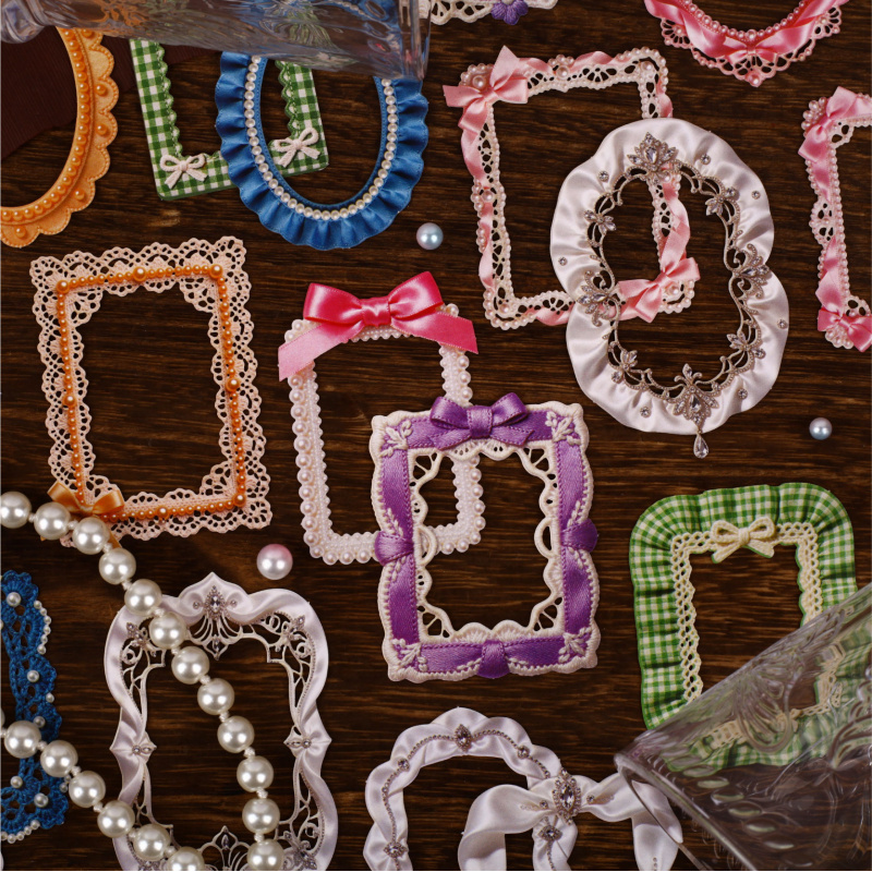 8 vellen vintage lintrand stri - Papercraft Supply Ribbon recensie en prijs