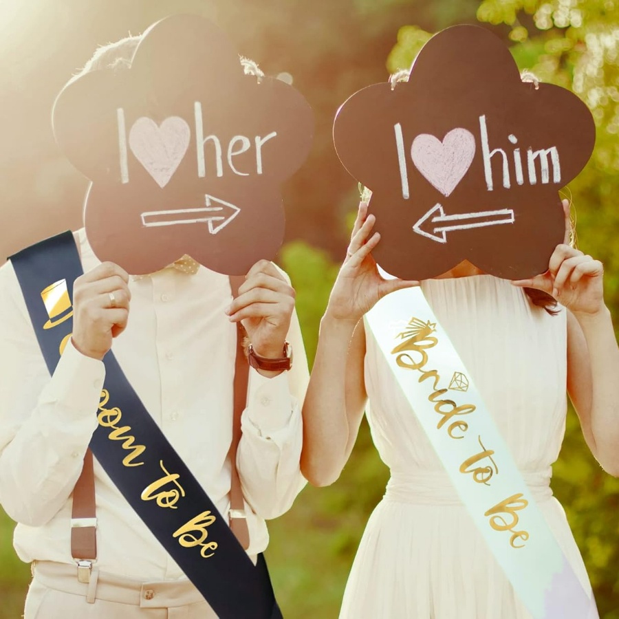2 stuks/1 set vrijgezellenfees - Bridal Sash Ribbon recensie en prijs