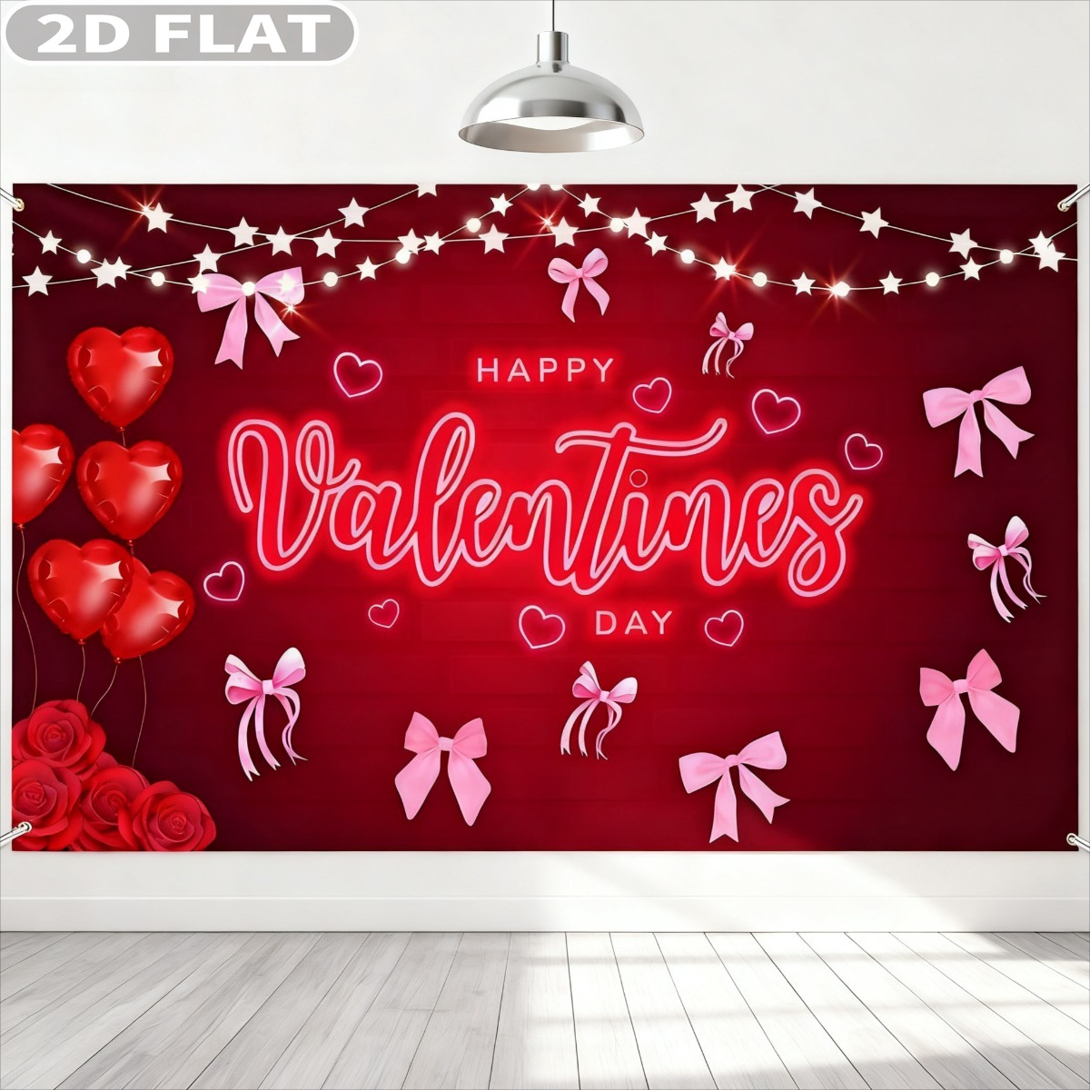 2D PLATTE 1pc Happy Valentine' - Photo Booth Prop recensie en prijs