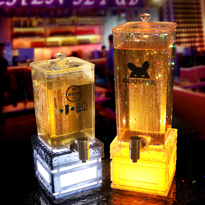 LED Biervat met Kraan 2L & 3L  - Wedding Alcohol Supply recensie en prijs