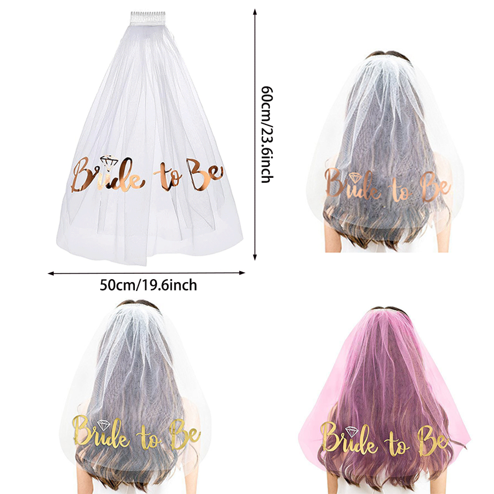 Bruidsluier Rosegoud Hen Do Pa - Wedding Supply Store recensie en prijs