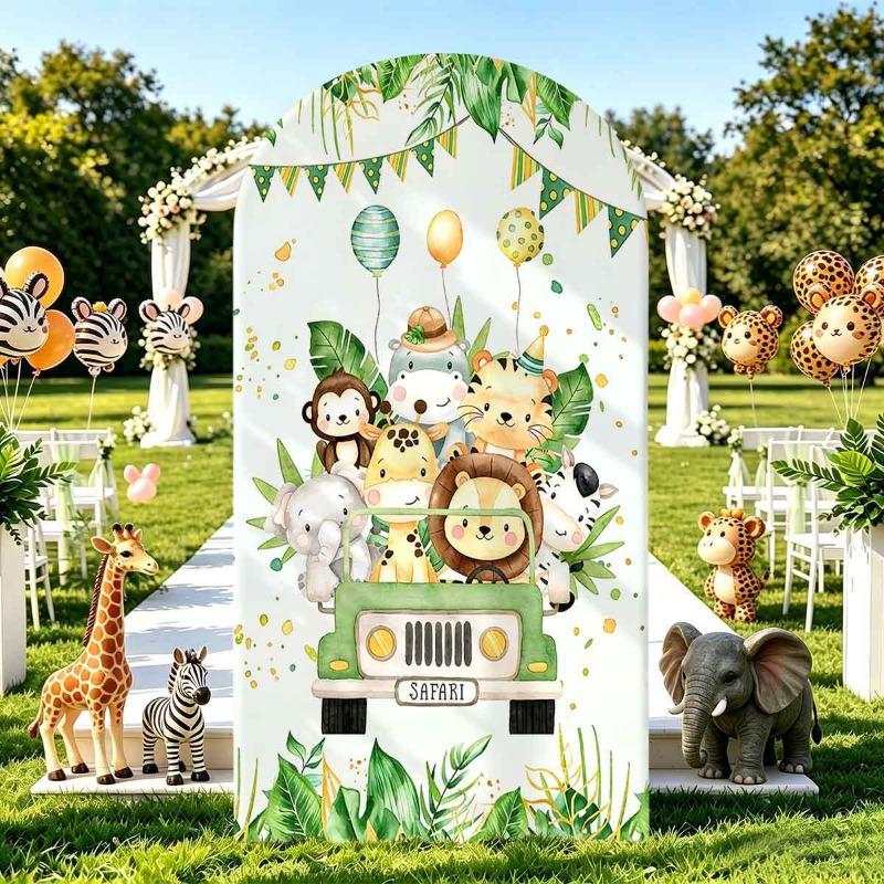Jungle Safari Party Arch Achte - Photo Booth Prop recensie en prijs