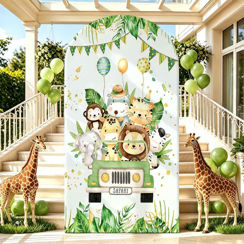 Jungle Safari Party Arch Achte - Photo Booth Prop recensie en prijs