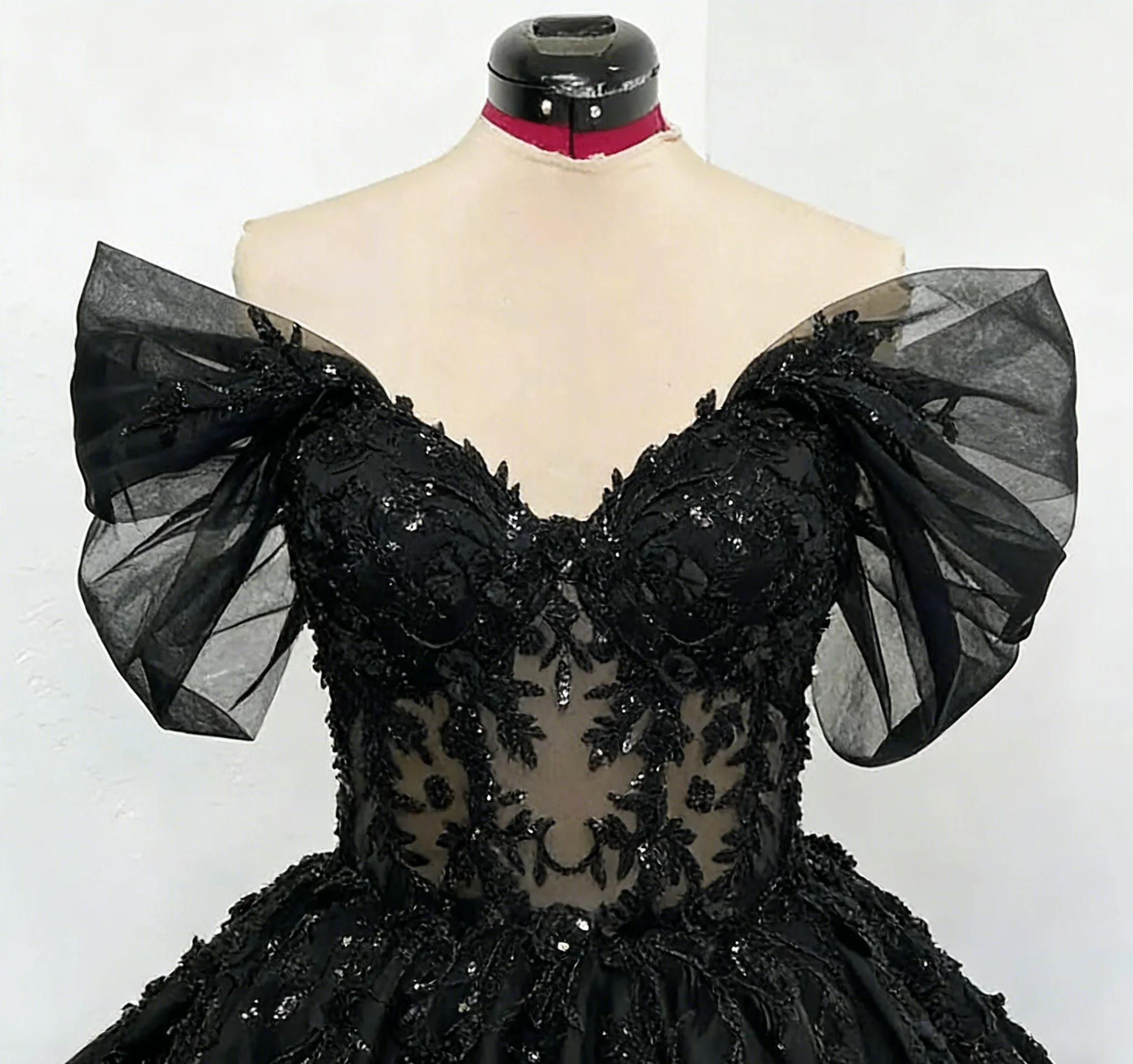 Op maat gemaakte off-shoulder  - Bridal Sash Ribbon recensie en prijs